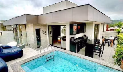 EXCELENTE COBERTURA LINEAR 4 SUITES 4 VAGAS PISCINA EM CAMBOINHAS!!!