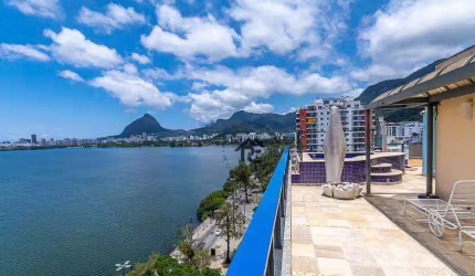 Incrível cobertura com 4 suítes à venda na Lagoa, Rio de Janeiro.