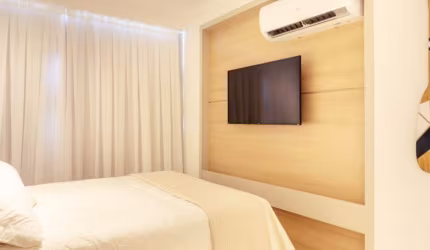 FLAT MOBILIADO PARA ALUGAR NO BESSA – PERTO DA PRAIA!