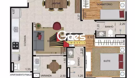Apartamento em construção na Vila Bocaina em Mauá