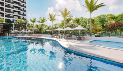 Na planta Apartamentos Jardino Passeio Kennedy