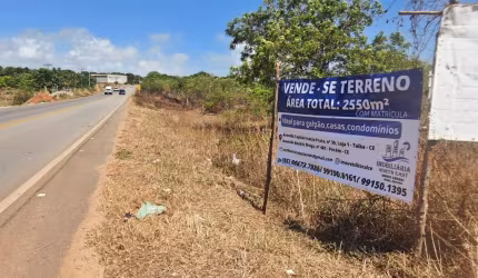 Terreno á Venda na Estrada Principal em Matões - Na divisa entre Pecém e Caucaia
