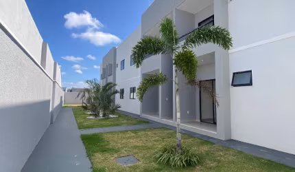 Loteamento Cidade verde, por trás da Casa Freitas da Washington Soares, fazendo parte de Fortaleza e a 3 minutos do Shopping Eusébio.   8 apartamentos a pronta entrega podendo financiar por bancos pri