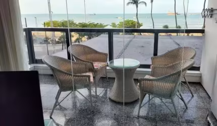 Flat na Beira mar com Vista Mar