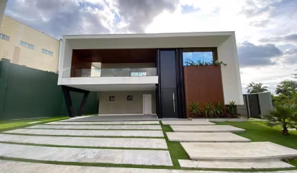 AZUR CONDOMÍNIO LAGO - CASA DE ALTO PADRÃO Estilo Moderno, 400m², 4 suítes, Centro, Eusébio/CE