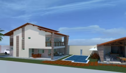 Vende - se Casa de Alto Padrão na Praia da Taiba e Próximo a Lagoa do Kite