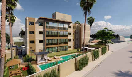 Apartamento com 1 quarto à venda no Cumbuco, Caucaia , 66 m2 por R$ 521.000