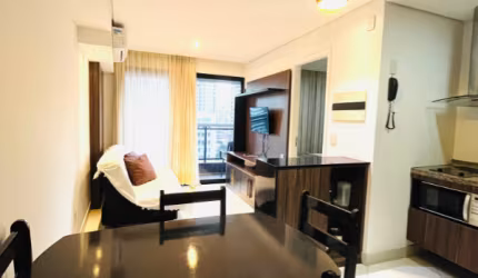 Apartamento Mobiliado na Beira Mar