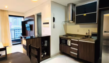 Apartamento Mobiliado na Beira Mar