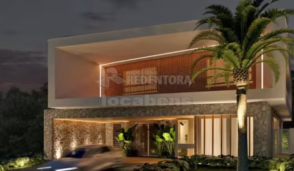 Quinta do Golfe I sobrado inteligente 100% automatizado possuindo 5 suítes