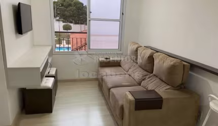Edifício Portal Galeazzi Varandas - Apartamento mobiliado com 2 dormitórios e elevador.