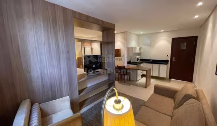 Flat Faria Lima - Prédio de flats, 1 dormitório, armários, sala, 1 cozinha, 1 vaga