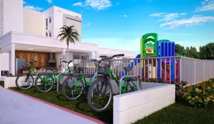 Melina Residencial - Apto no Segundo andar, muito bom, condomínio com bom lazer