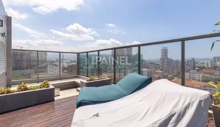 Luxuosa Cobertura Triplex, em Gonzaga - Santos: 175m², 2 Dorms, R$2,7K