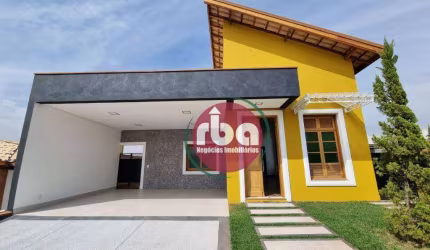 Linda casa térrea com 266m² no Condomínio Reserva Saint Paul em Itu