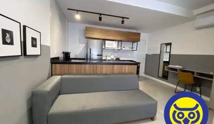 Apartamento com 1 dormitório Mobiliado no Pantanal