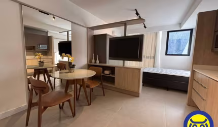 Studio Mobiliado na Trindade