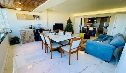 VENDA - Lindo Apartamento 4/4 no Aquarius Vista Mar e Porteira Fechada - 126 m2 - 1 suíte - 2 vagas