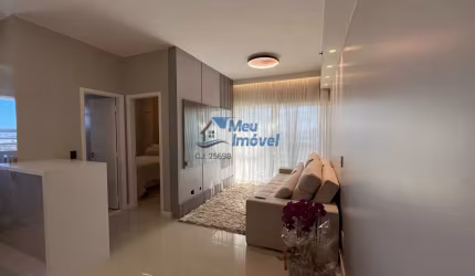 Av Sibipiruna Smart 1 Quarto 43m² 1 vaga Reformado Mobiliado Alto Padrão Lazer