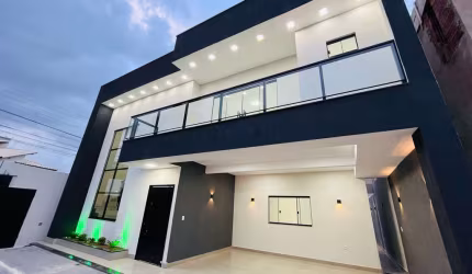 Casa Nova Chácara 42 Vicente Pires 4 Quartos 4 Suítes 4 Vagas 235m² Piscina