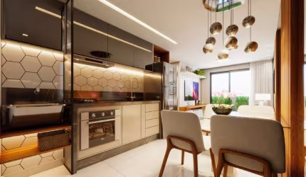 Residencial Iohana Reis Samambaia Norte APTO 2 Quartos 1 Vaga 47,6m² Varanda