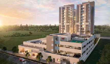 QUADRA QNM 29 Torres do Campo Ceilândia Sul Garden 2 Quartos 45m² 1 Vaga Lazer