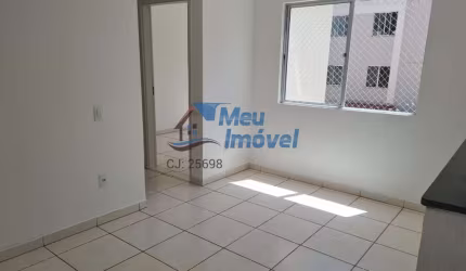Total Ville Santa Maria APTO 2 Quartos 1 Vaga 45m² Portaria Área de Lazer Gás