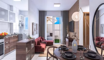 QUADRA QNM 29 Torres do Campo Ceilândia Sul 2 Quartos 45m² 1Vaga Lazer
