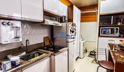 Núcleo Bandeirante APTO 2 Quartos 47,90m² Sala Cozinha Iluminado Armários