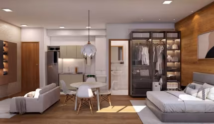 Max 501 Samambaia Sul APTO 1 Quarto Sem Vaga 40,46m² Mini Mercado Bicicletário