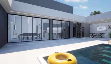 SHA Condomínio Conjunto 4 Casa 4 Quartos 4 suites closet 4 Vagas Lote 350m² Nova