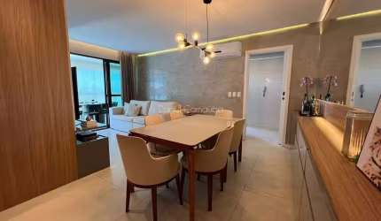 Apartamento na Beira mar de Guaxuma Gran Marine com 3 quartos e 115 m²