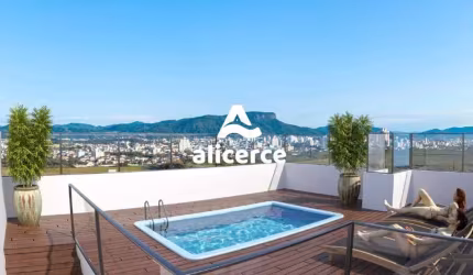 Apartamento de 2 dormitórios com excelente padrão na Nova Palhoça.