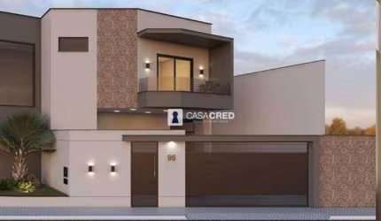 Casa com 3 dormitórios à venda, 160 m² por R$ 580.000,00 - Treviso - Varginha/MG