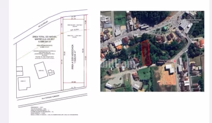 Terreno comercial à venda no Centro, Guabiruba , 1529 m2 por R$ 1.599.000