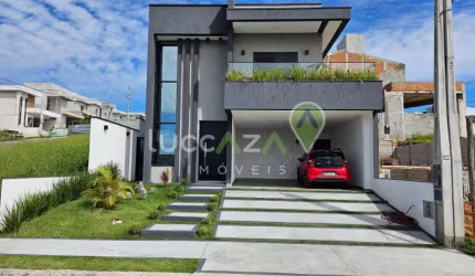 Casa em Condomínio de Luxo no Parque Residencial Maria Elmira, Caçapava-SP: 3 quartos, 3 suítes, 2 salas, 2 banheiros, 4 vagas de garagem, 220m². Venha conferir!