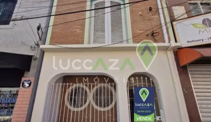 Excelente Oportunidade de Investimento: Casa Comercial à Venda no Centro de Jacareí-SP, 3 Salas, 2 Banheiros, 86,40m².