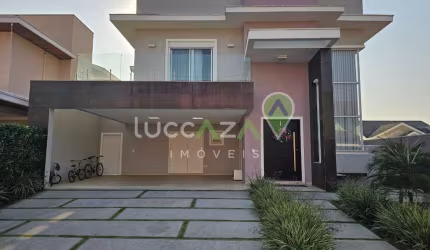 Casa de alto padrão em condomínio fechado, com 4 suítes e 4 vagas no Jd. Altos de Santana II, Jacareí-SP - 332,55m² - Imperdível!