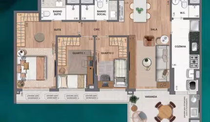 Apartamento com 3 quartos à venda na Rua Dona Delfina, Tijuca, Rio de Janeiro, 92 m2 por R$ 1.200.000
