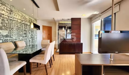 Due Torri - Apartamento semi mobiliado para locação com  2 quartos sendo 1 suíte na Gleba Palhano - Due torri