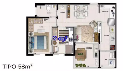 Apartamento novo no Morumbi 2 dormitórios e 2 vagas
