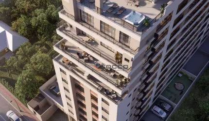 Studio com 1 dormitório à venda, 32 m² por R$ 332.900,00 - Barreiros - São José/SC
