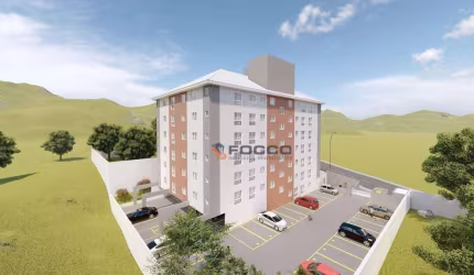 Apartamento com 2 dormitórios à venda, 44 m² por R$ 246.675,00 - Jardim Janaína - Biguaçu/SC