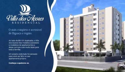 Compre Apartamento com 2 Dormitórios,  1 Vaga,  em Rio Caveiras, Biguaçu.  Imóvel Residencial em Biguaçu/SC.