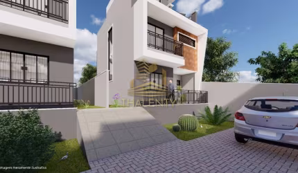 Casa em condomínio fechado com 3 quartos à venda na Rua Tucum, 66, Uberaba, Curitiba, 147 m2 por R$ 749.000