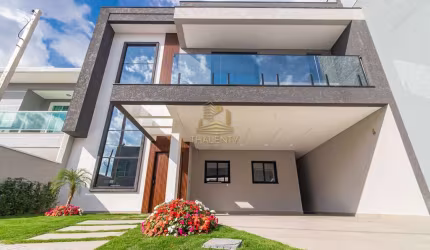 Casa em condomínio fechado com 4 quartos à venda na Rua Adão Lauro Vargas, Uberaba, Curitiba, 180 m2 por R$ 1.690.000
