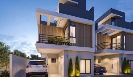 Casa em condomínio fechado com 3 quartos à venda na Rua México, 873, Bacacheri, Curitiba, 167 m2 por R$ 1.035.000