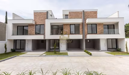 Casa em condomínio fechado com 3 quartos à venda na Rua Marechal Lott, 251, Santa Felicidade, Curitiba, 159 m2 por R$ 1.044.000