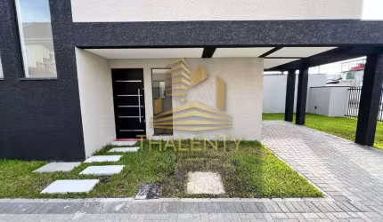 Casa em condomínio fechado com 3 quartos à venda na Rua Joel Pedrini, Uberaba, Curitiba, 138 m2 por R$ 597.000