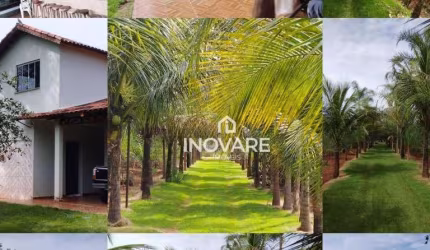 Rancho com 3 dormitórios à venda por R$ 450.000,00 - Zona Rural - Itumbiara/GO